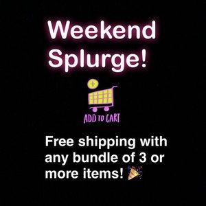 Free shipping with any bundle of three+ items!